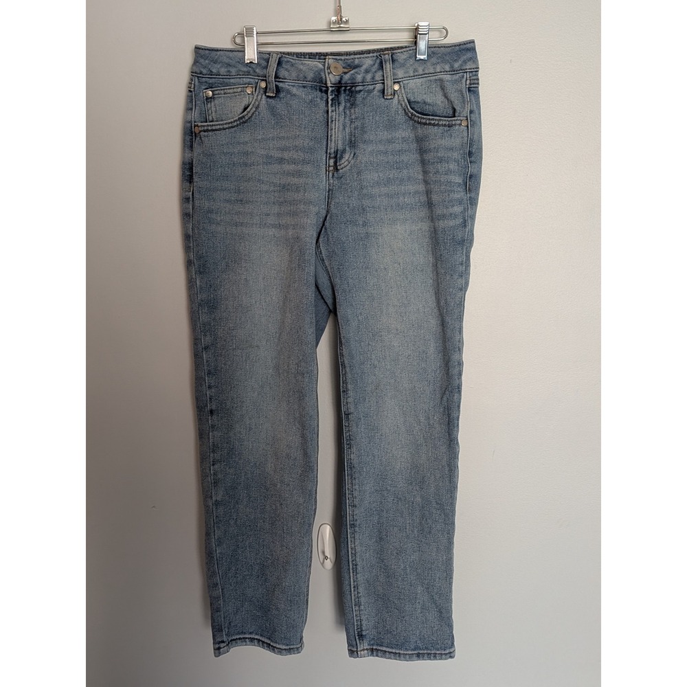 1822 Denim Womens Size 8 Light Wash Skinny Jeans Stretch‎ Ankle Denim Pants - Picture 1 of 4